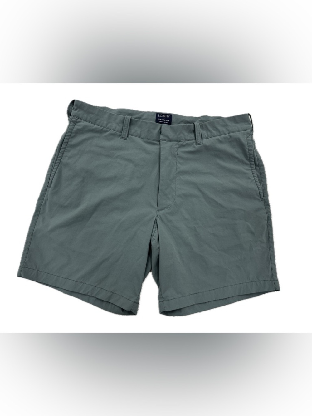J. Crew Flex Tech Shorts Men 33 Teal Green Stretch Lightweight Performance Golf